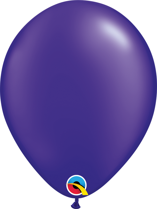11&quot; Pearl Quartz Purple Latex Balloon (Without Helium)