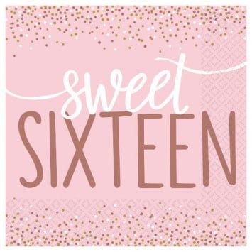 Sixteen Blush Luncheon Napkins (16)
