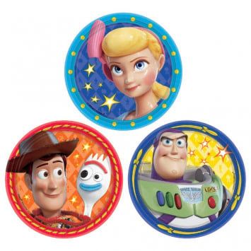 ©Disney/Pixar Toy Story 4 Assorted Round 7&quot; Plates (8)