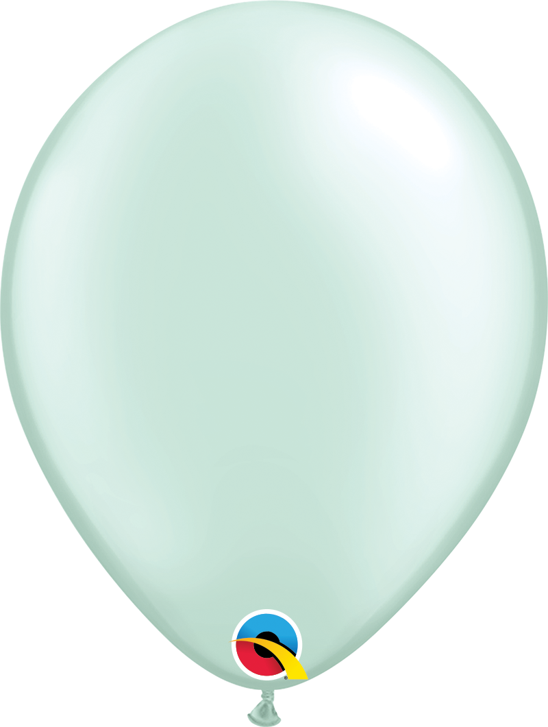 11&quot; Pearl Mint Green Latex Balloon (Without Helium)