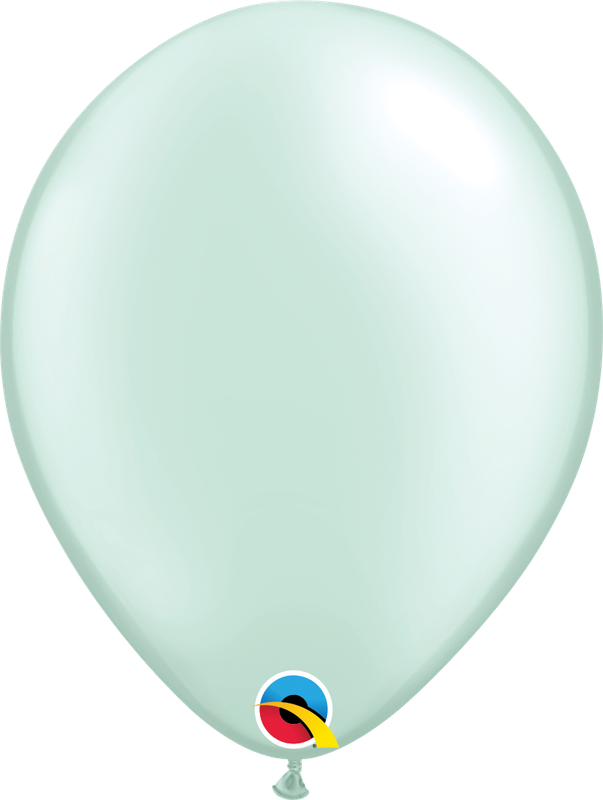 11&quot; Pearl Mint Green Latex Balloon (Without Helium)
