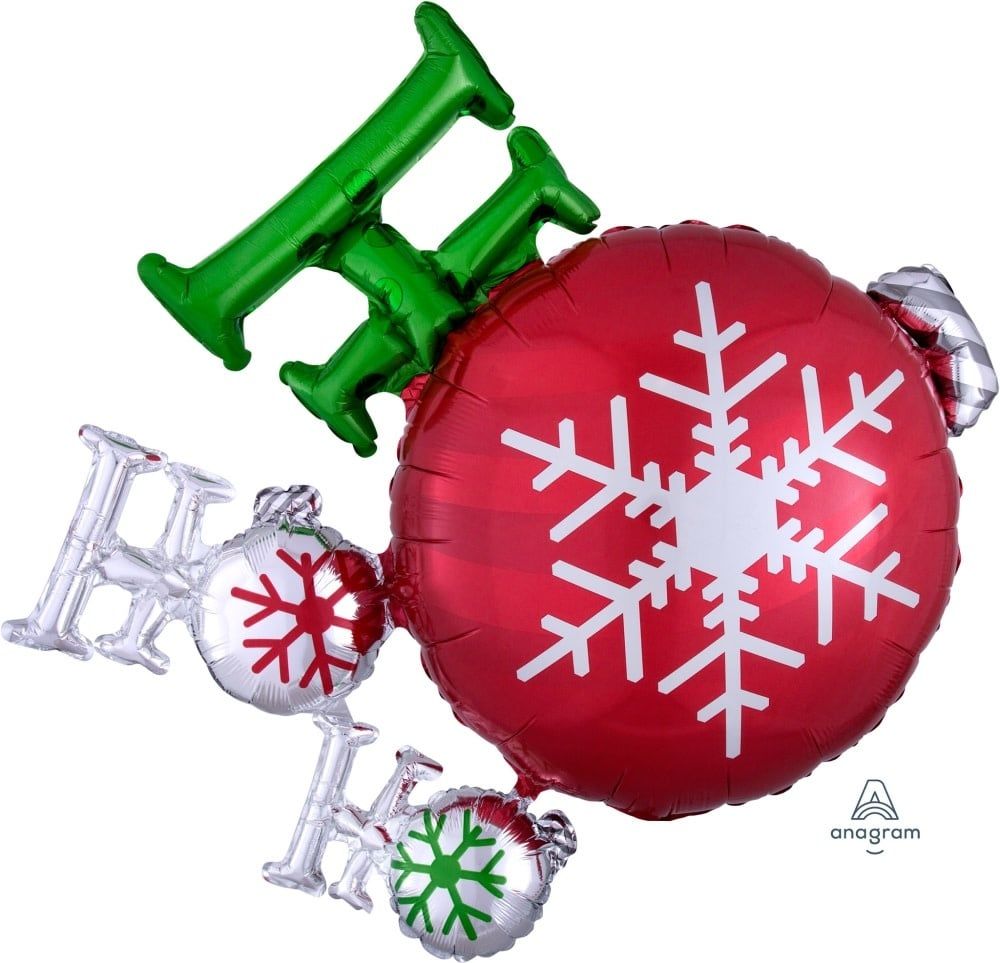 Ho Ho Ho Ornament 35&quot; Mylar Balloon