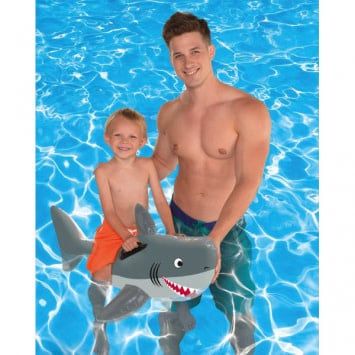 Shark Ride-on Pool Toy, Inflatable