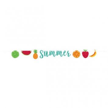&quot;Summer&quot; Fruit Ribbon Letter Banner