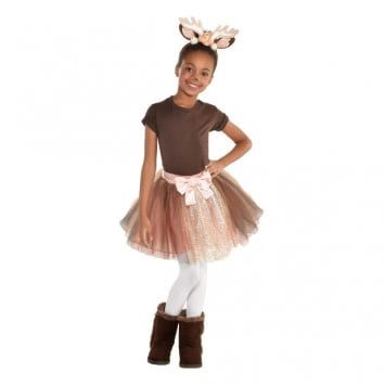 Child Fawn Ears &amp; Tutu One Size