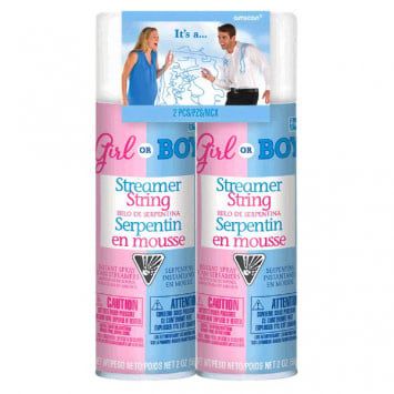 Gender Reveal Streamer String - Boy