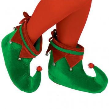 Green &amp; Red Elf Shoes