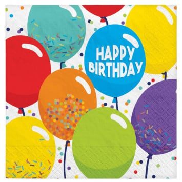 Birthday Celebration Luncheon Napkins (125)