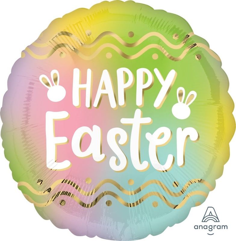 Ombre Easter 18&quot; Mylar Balloon