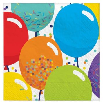 Birthday Celebration Beverage Napkins (125)