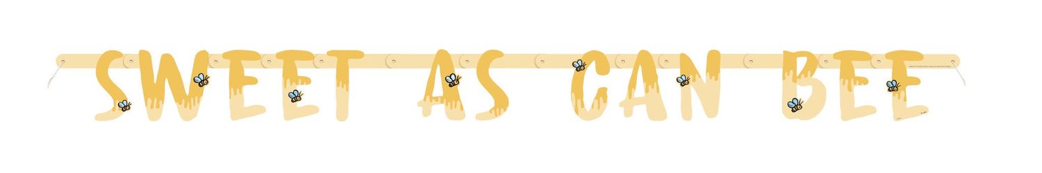 Winnie The Pooh &quot;Sweet as can Bee&quot; Banner