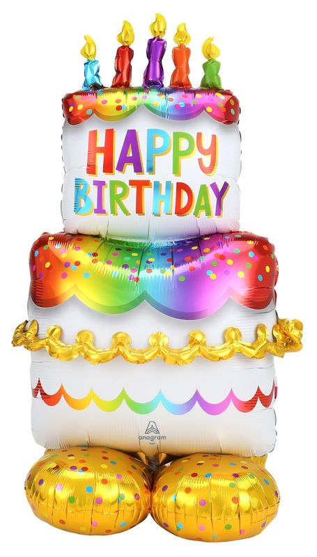 Birthday Cake 53&quot; Airloonz