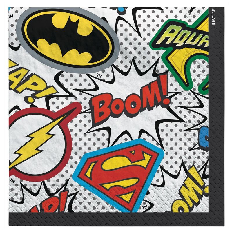 Justice League Heros Unite Lunch Napkins (16)