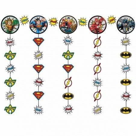 Justice League Heros Unite Hanging String Decorations