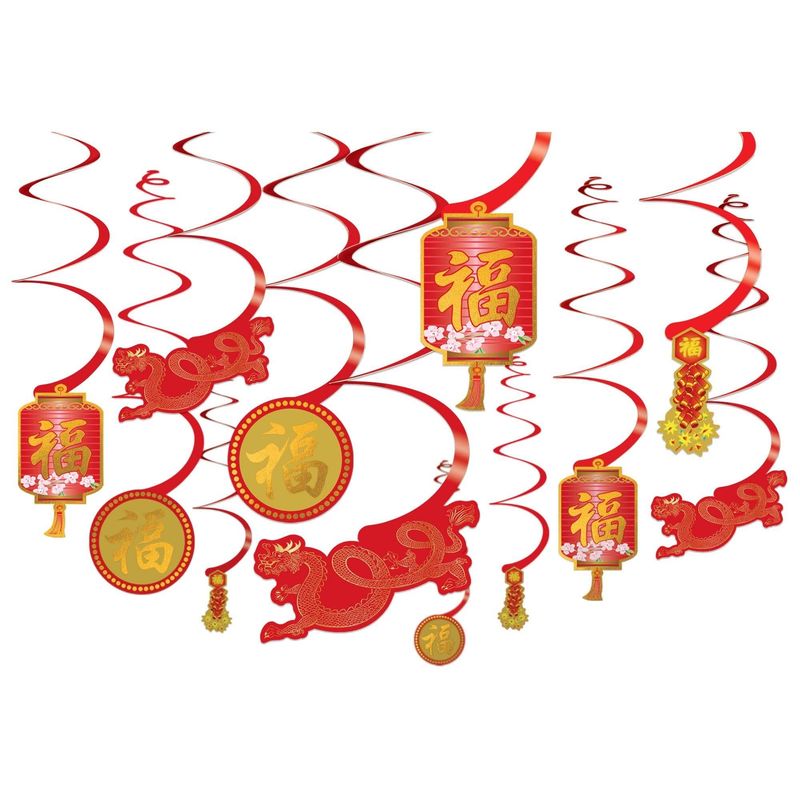 Chinese New Year Value Pack Foil Swirl