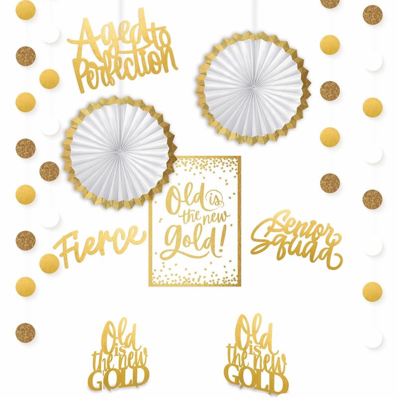 Over the Hill Golden Age Room Decorating Kit (12)