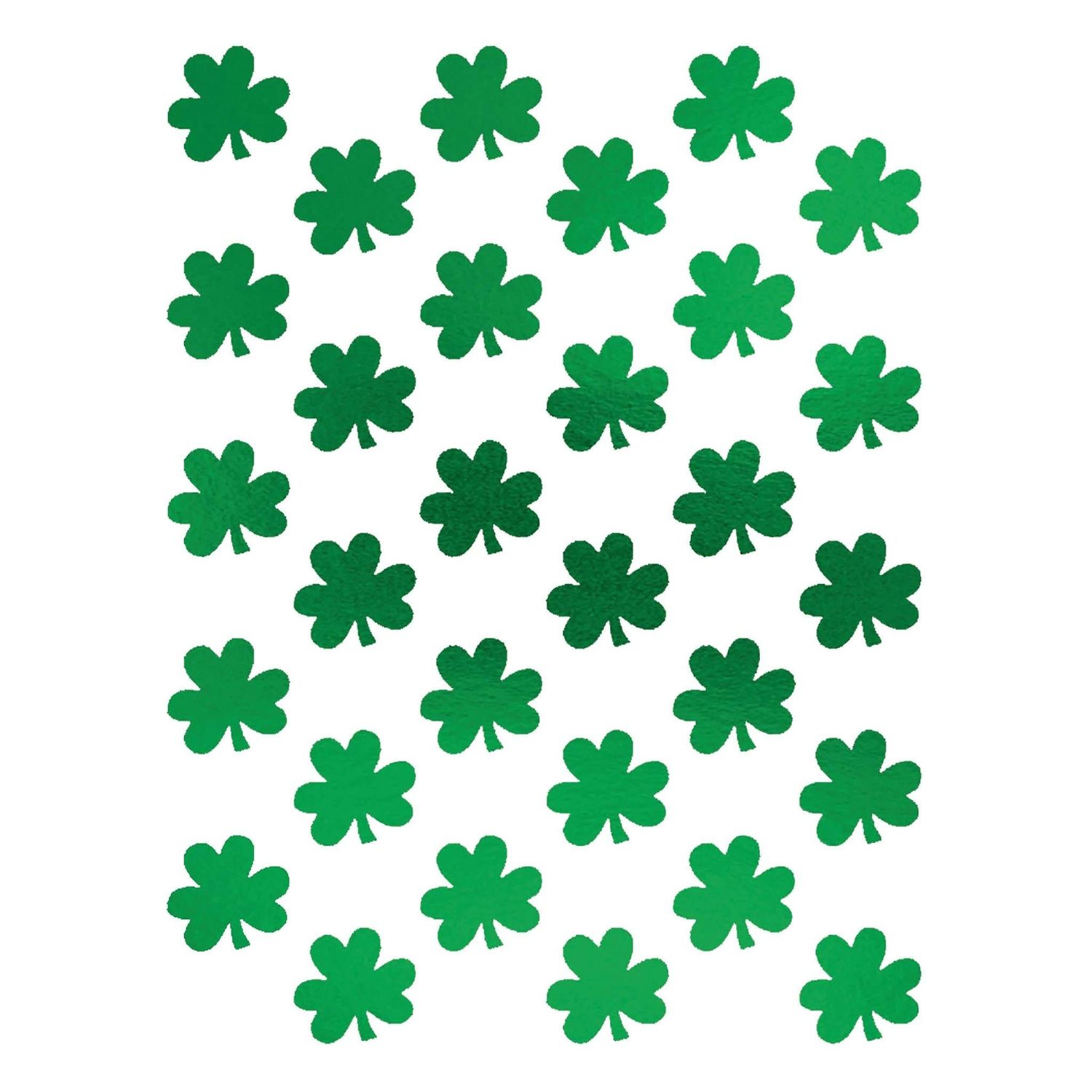 Metallic Foil Shamrock Sheet Stickers