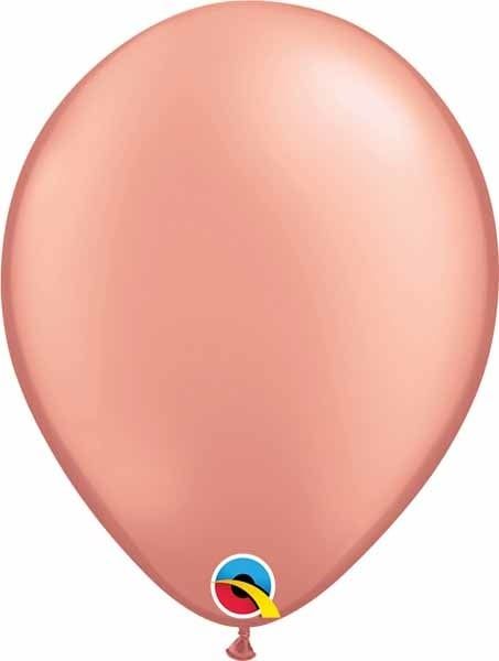 Latex Balloons - Pearlized Rose Gold, 12&quot; (15)