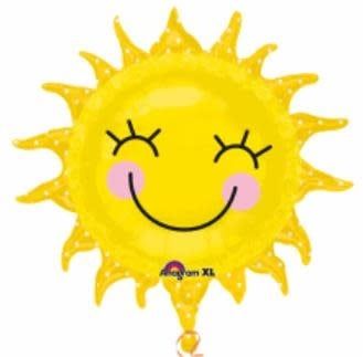 Sunshine Sun 29" Mylar Balloon
