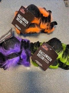 Neon Spiders- ASST. 6&quot; X 29&quot; X 2&quot;
