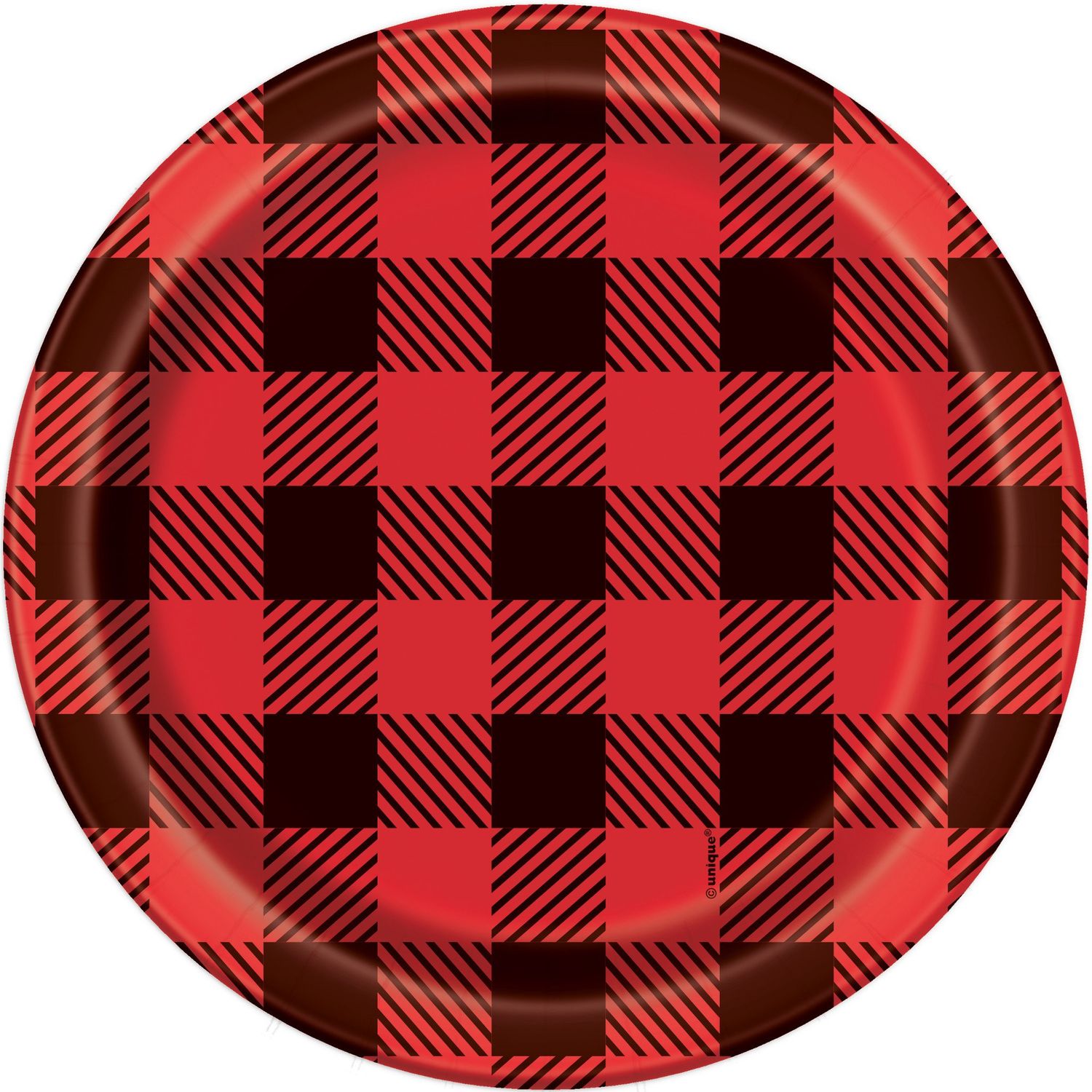 Plaid Lumberjack 7&quot; Plates