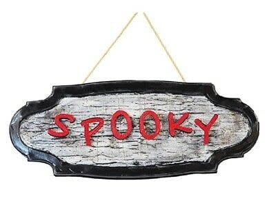 Hanging Animated Spooky Sign