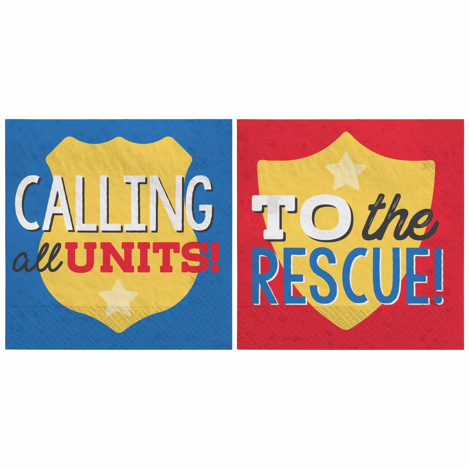 First Responders Beverage Napkins (16)