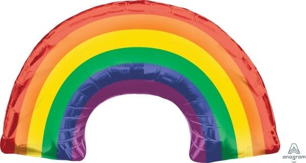 Rainbow 34&quot; Mylar Balloon