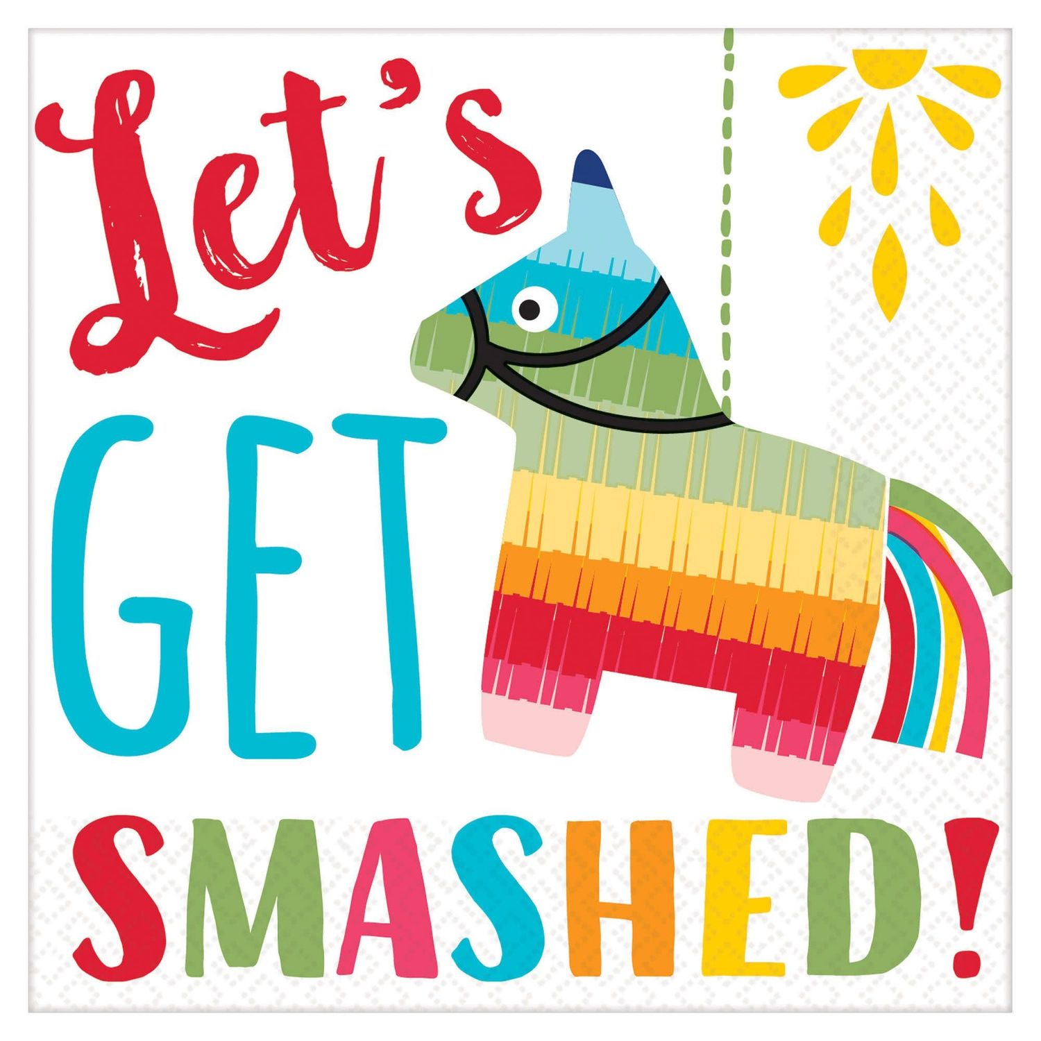 Let&#39;s Get Smashed Beverage Napkins (16)