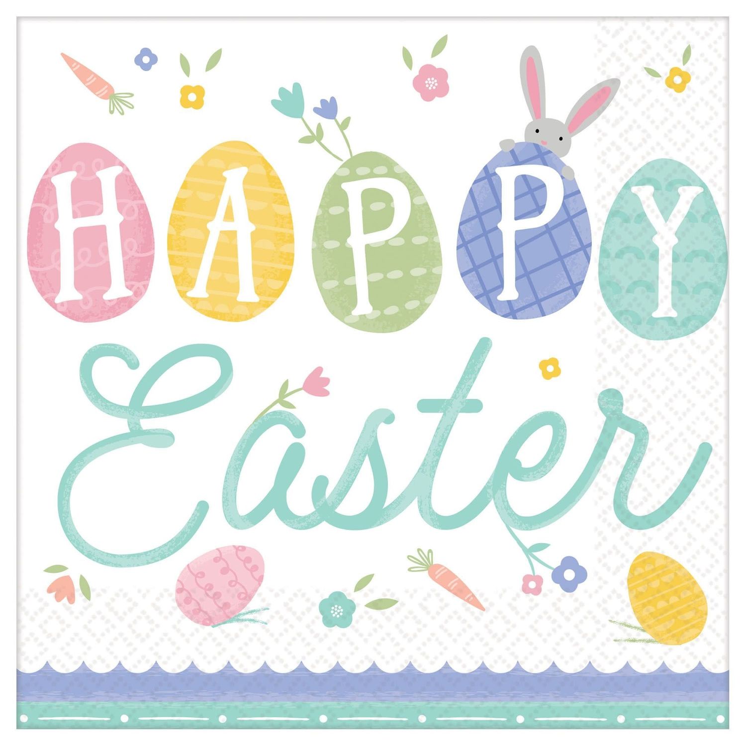 Pretty Pastels Easter Luncheon Napkins