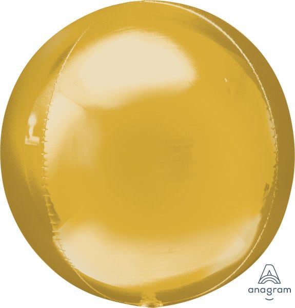 Gold Orbz 16&quot; Balloon