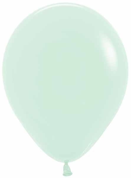 11&quot; Pastel Matte Green Latex Balloon (Without Helium)