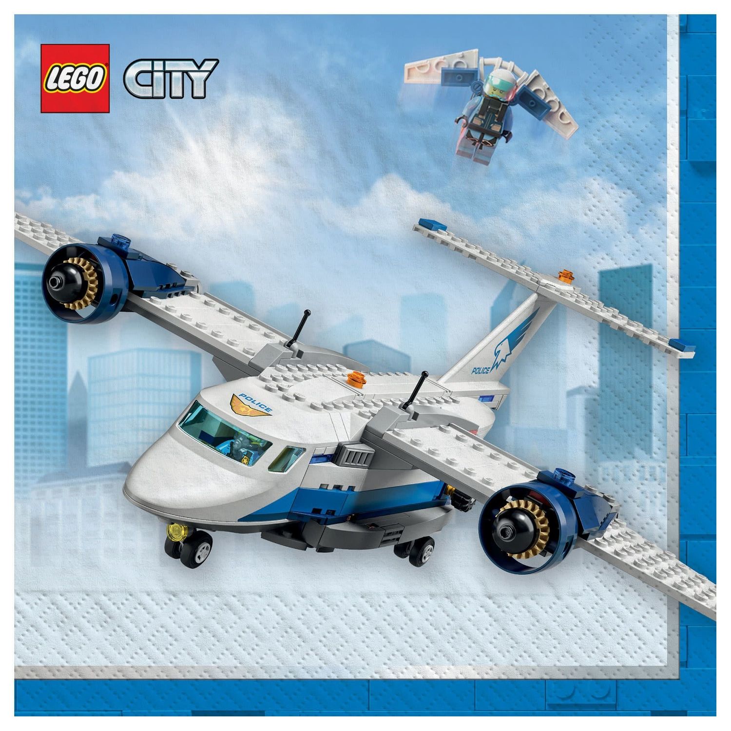 Lego City Luncheon Napkins (16)
