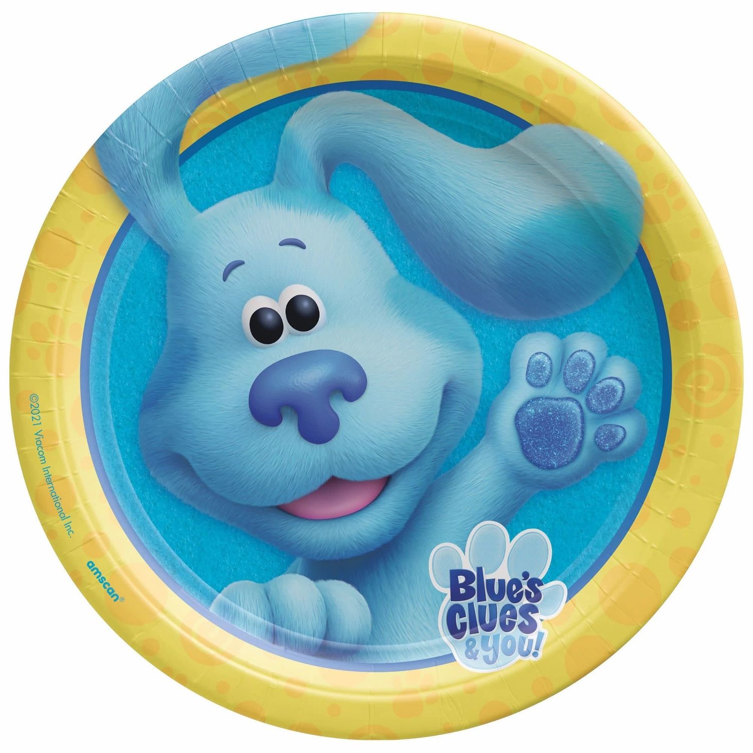 Blues Clues 9&quot; Round Plates (8)