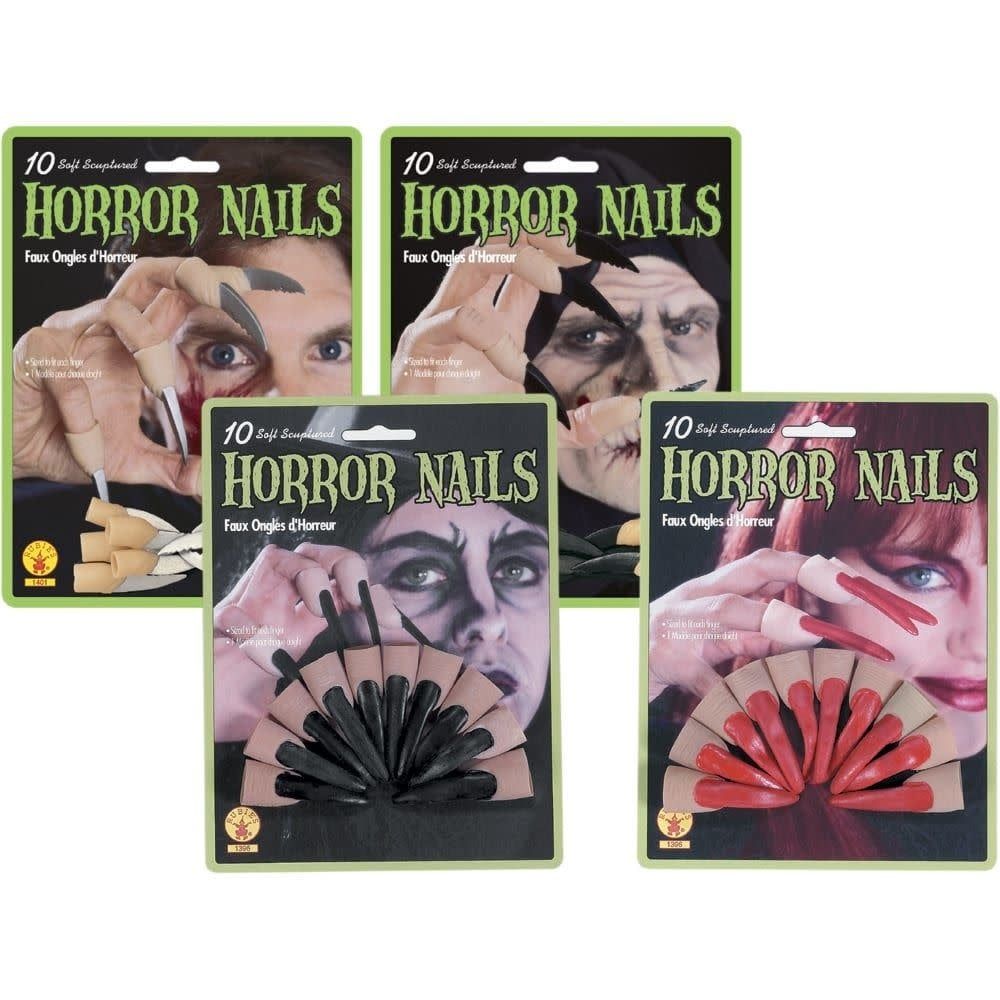 Red Horror Fingernails