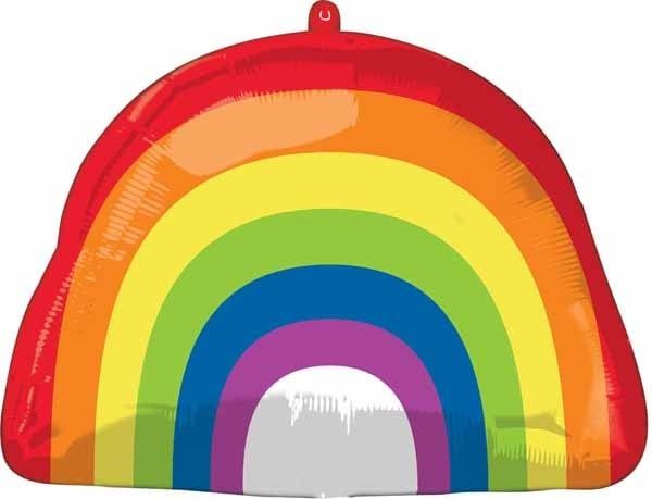 Rainbow 18&quot; JR Mylar Balloon