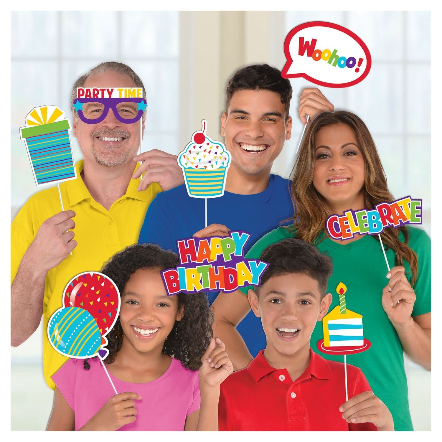 Photo Props - Rainbow Birthday