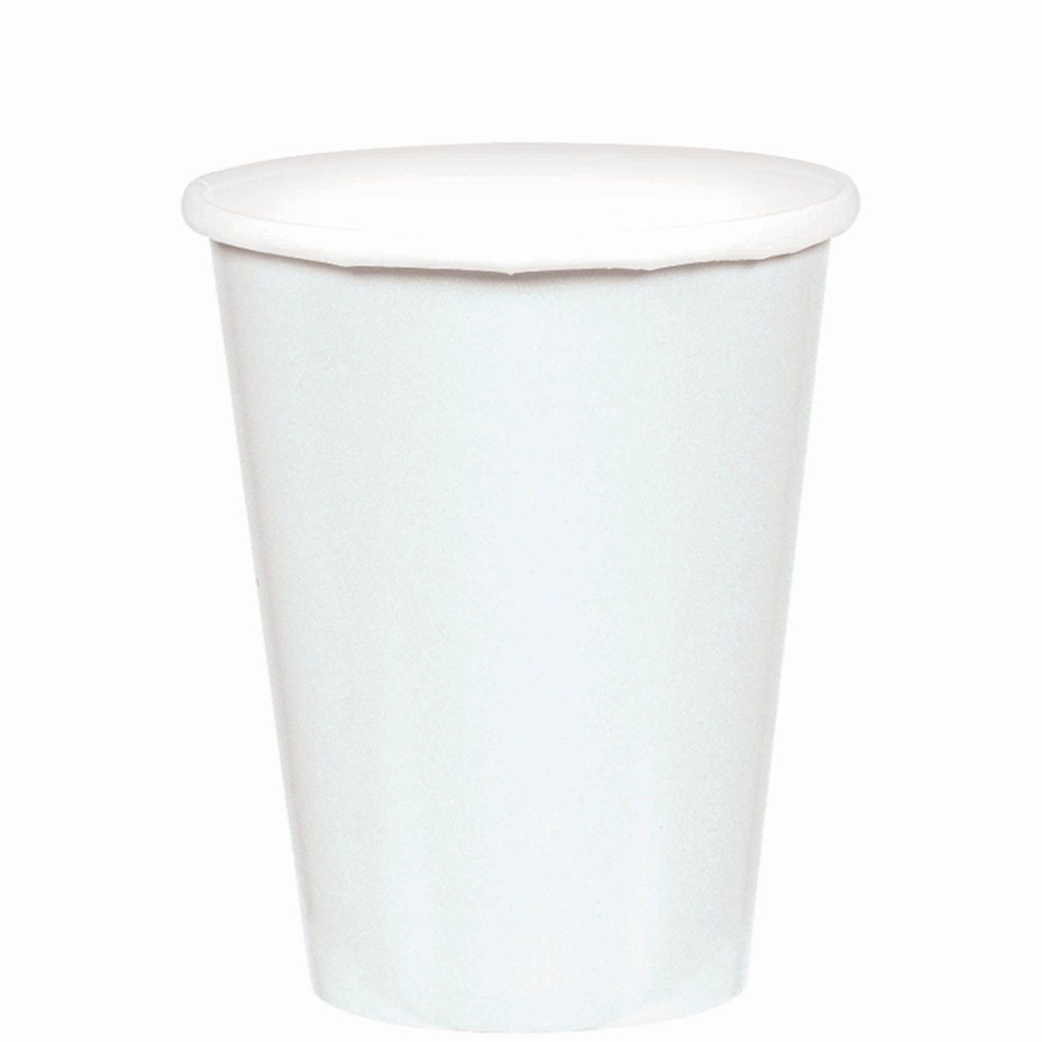 9 oz. Paper Cups, Mid Ct. - Frosty White (20)