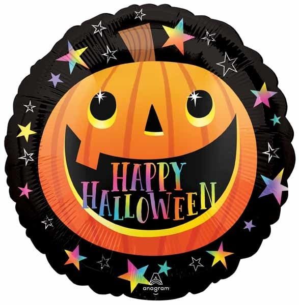 Smiley Halloween Pumpkin 18&quot; Mylar Balloon