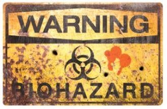 Zombie Metal Signs Assortment  11" X 17"