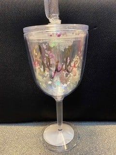Plastic Glitter Bride Cup With Straw