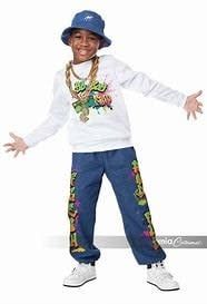 Toddler 90&#39;s Hip Hop Kid Costume Medium (3-4)