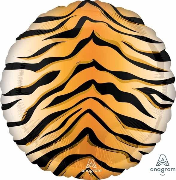 Tiger Animalz print 18&quot; Mylar Balloon