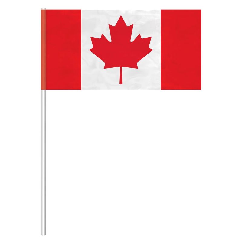 Canadian Pride Large Plastic Flag (12)