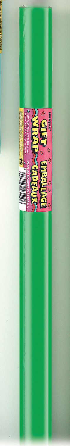 Green Gift Wrap 30&quot;X5FT