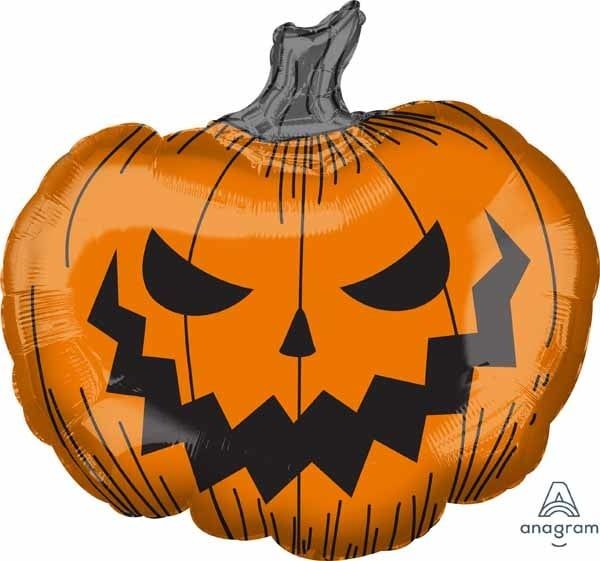 Hallows Eve Pumpkin 29&quot; Mylar Balloon
