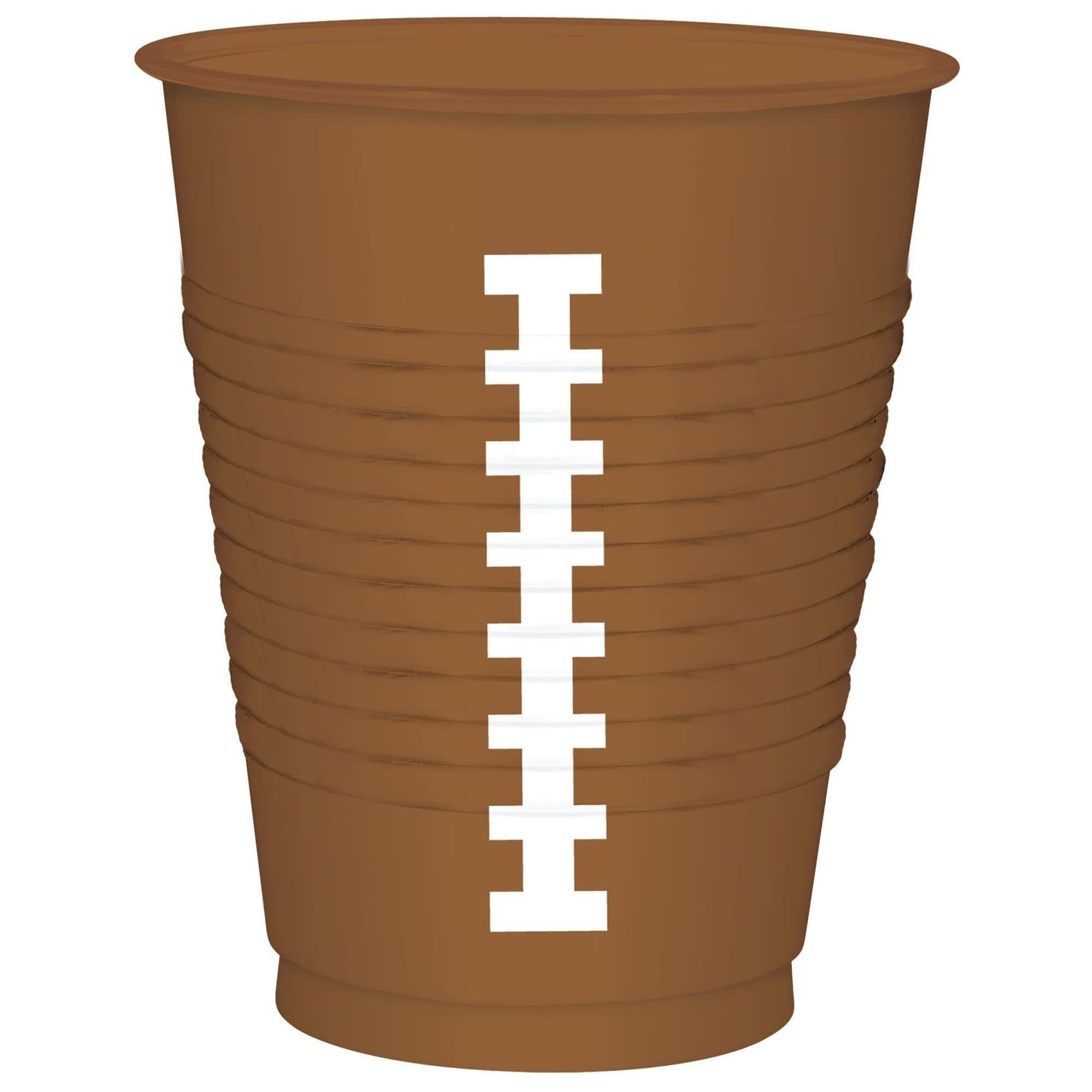 Football Plastic Cups, 16 oz. (25)