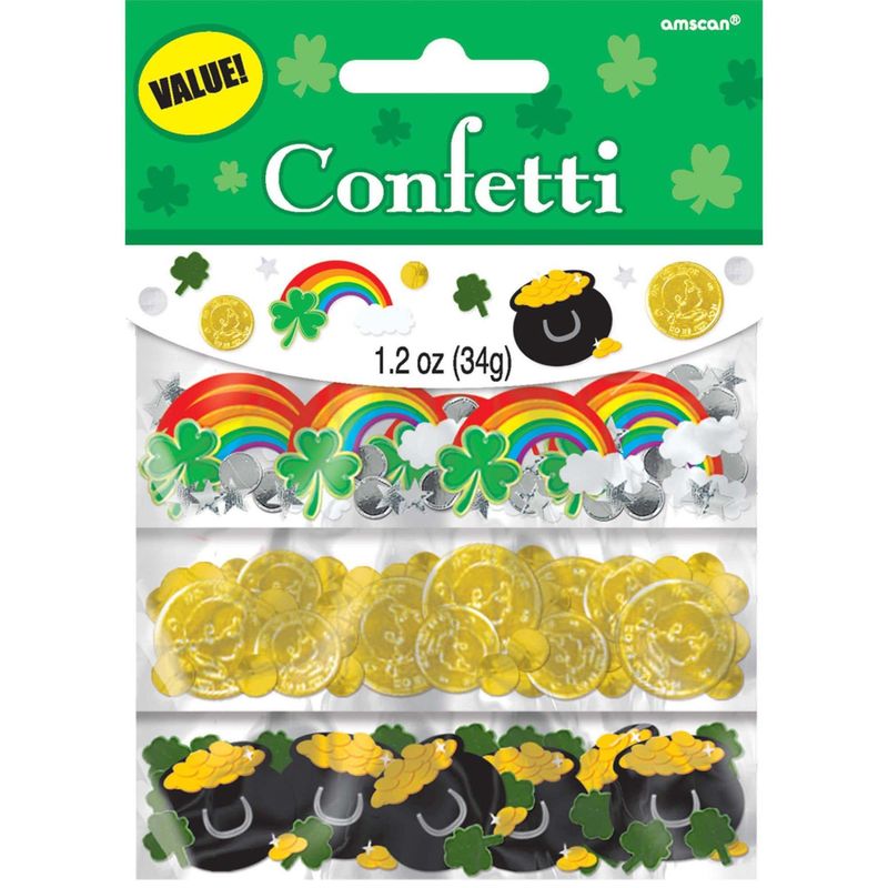 St. Patrick's Day Value Confetti (1.2 oz.) Foil &amp; Paper