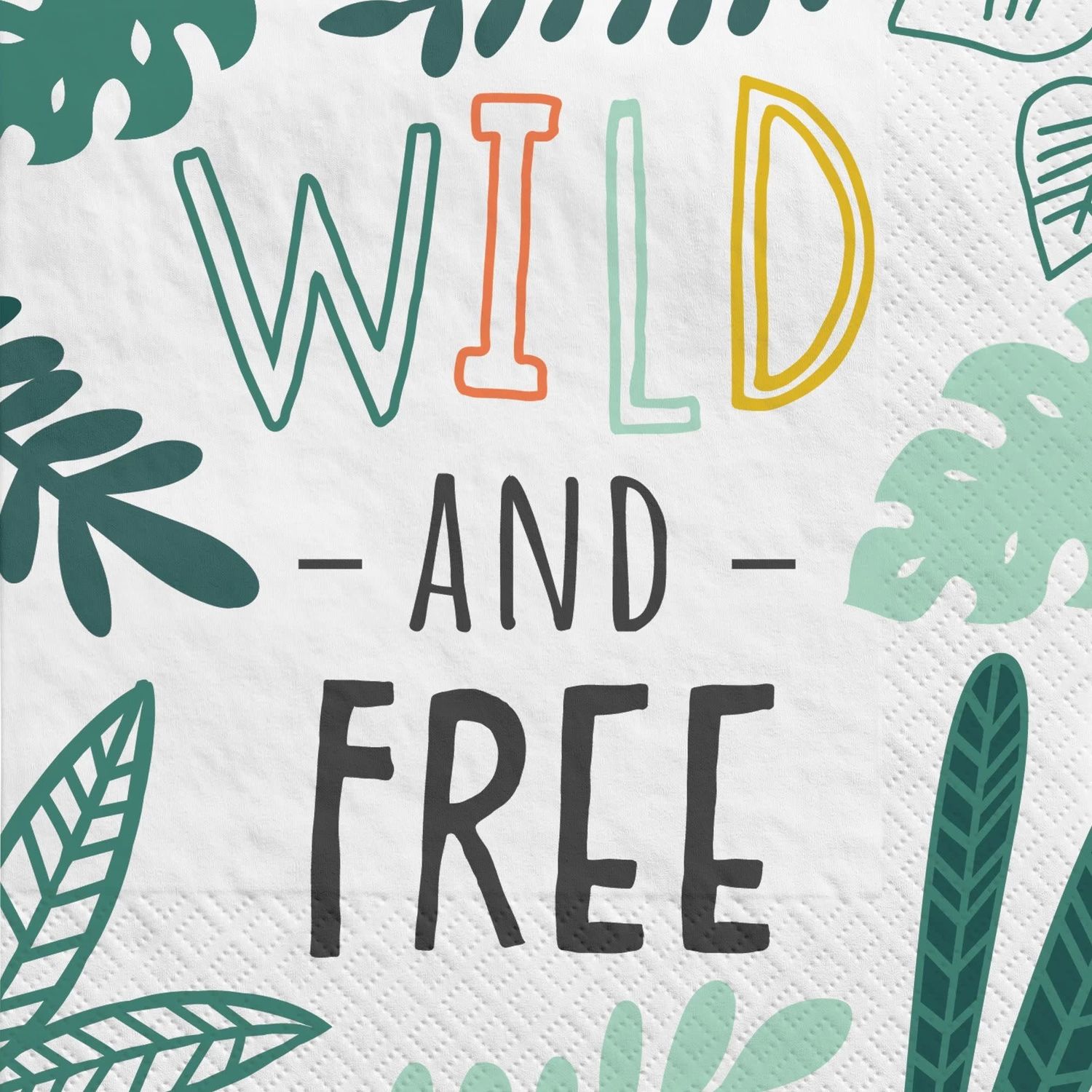 Get Wild Birthday Beverage Napkins (16)