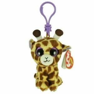 Beanie Boos Giraffe Stilts Keychain